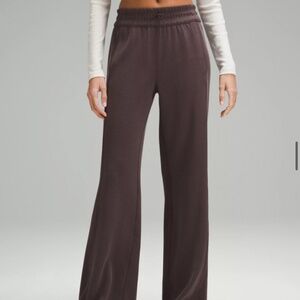 Lululemon ribbed softstreme pants espresso